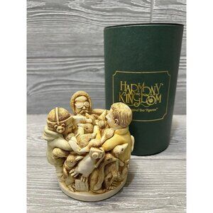 Harmony Kingdom Antarctic Antics Penguins 1994 Trinket Box Figurine Made in UK